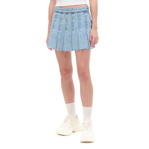 Cropp Cropp - Mini дънкова пола - бледосиньо