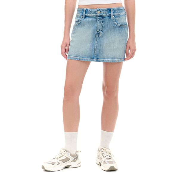 Cropp Cropp - Mini дънкова пола - светлосиньо