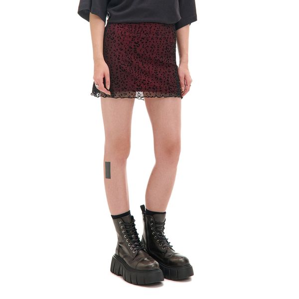 Cropp Cropp - Мини пола - червeн