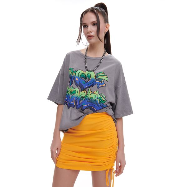 Cropp Cropp - Mini пола - opaнжeв