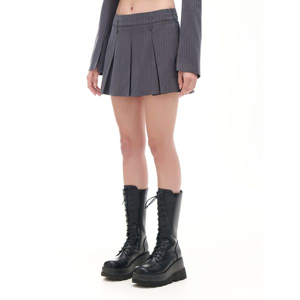 Cropp Cropp - Мини пола - тъмносиво