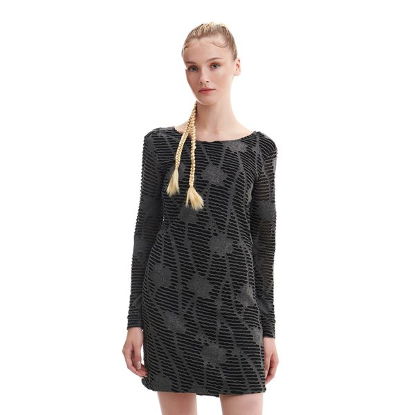 Cropp Cropp - Mini рокля - черeн