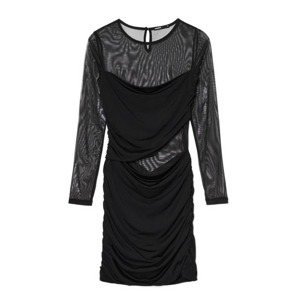 Cropp Cropp - Mini рокля - черeн