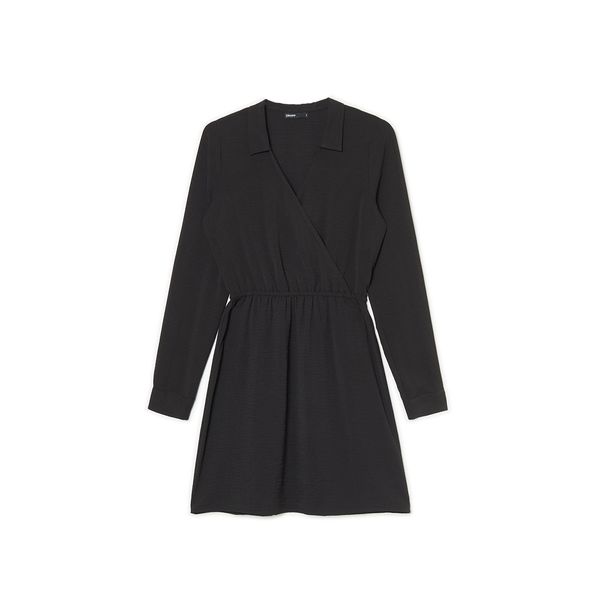 Cropp Cropp - Mini рокля - черeн