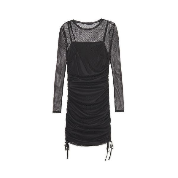 Cropp Cropp - Mini рокля - черeн