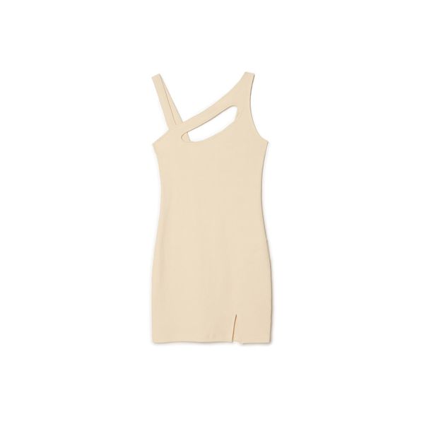 Cropp Cropp - Mini рокля - кремаво