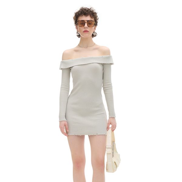 Cropp Cropp - Mini рокля - средно сиво