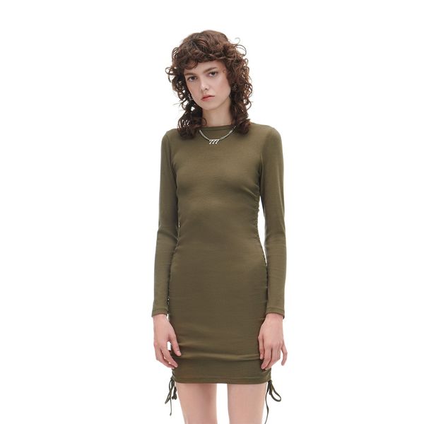 Cropp Cropp - Mini рокля - тъмнозелено