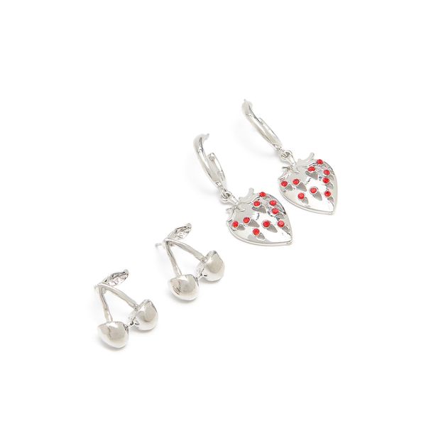 Cropp Cropp - Обеци - сребърен