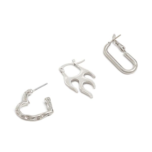 Cropp Cropp - Обеци - сребърен