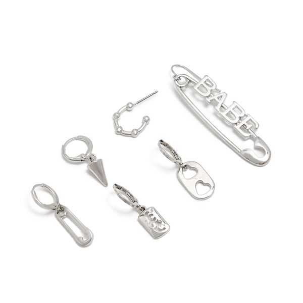 Cropp Cropp - Обеци - сребърен