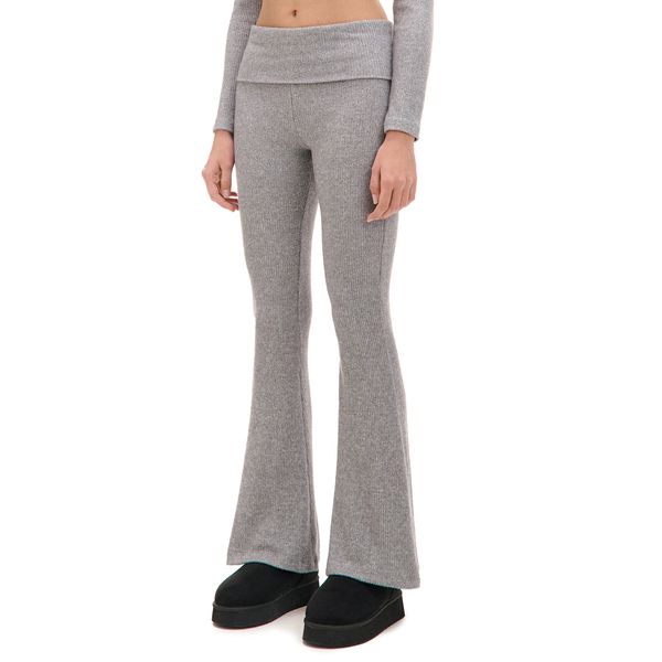 Cropp Cropp - Панталон тип flare - Светло сиво