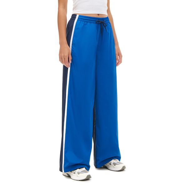 Cropp Cropp - Панталони с широк крачол - тъмносин