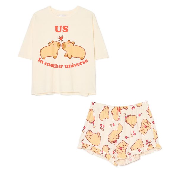 Cropp Cropp - Пижама от две части с принт - многоцветен