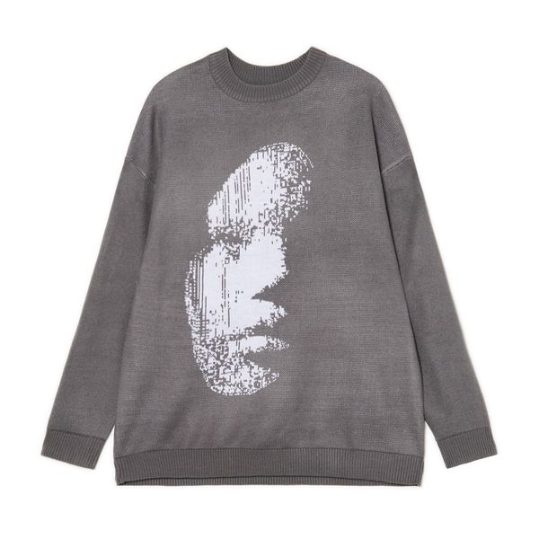 Cropp Cropp - Пуловер с принт - тъмносиво