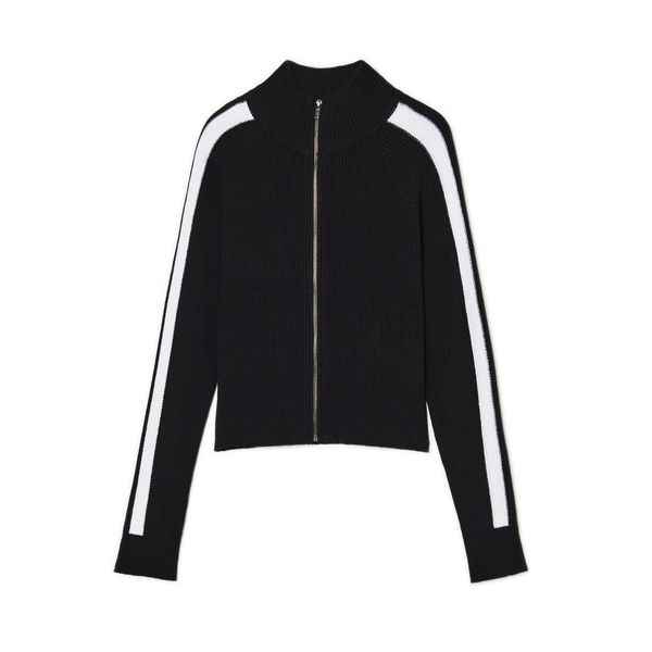 Cropp Cropp - Пуловер с висока яка - черeн