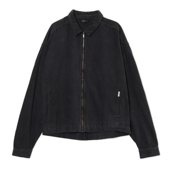 Cropp Cropp - Риза от рипсено кадифе - черeн