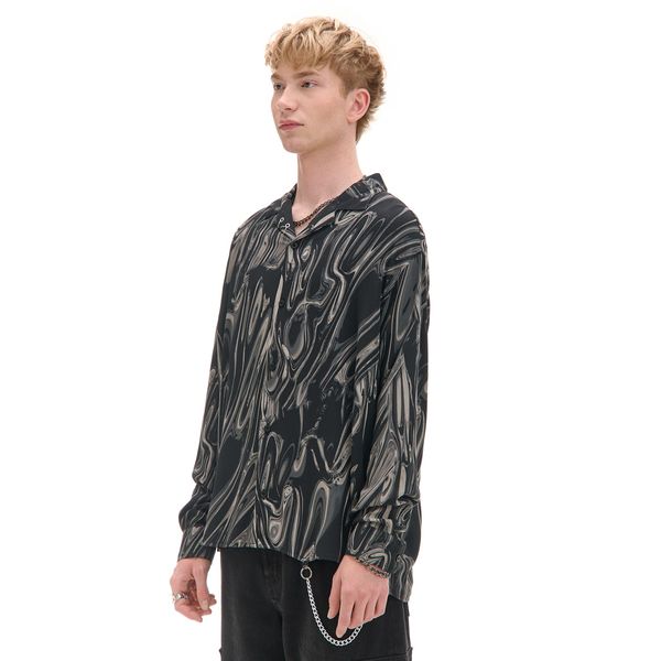 Cropp Cropp - Риза с шарки - черeн