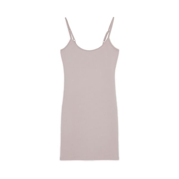 Cropp Cropp - Рокля с тънки презрамки - бежово