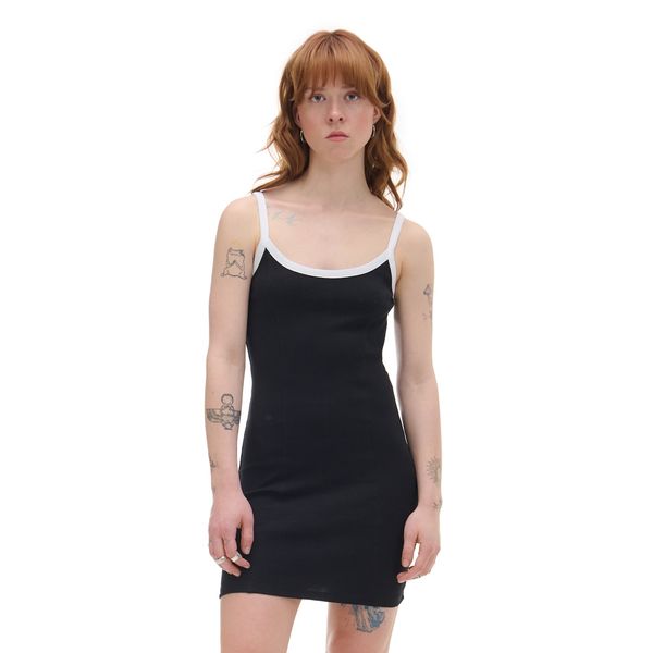 Cropp Cropp - Рокля с тънки презрамки - черeн