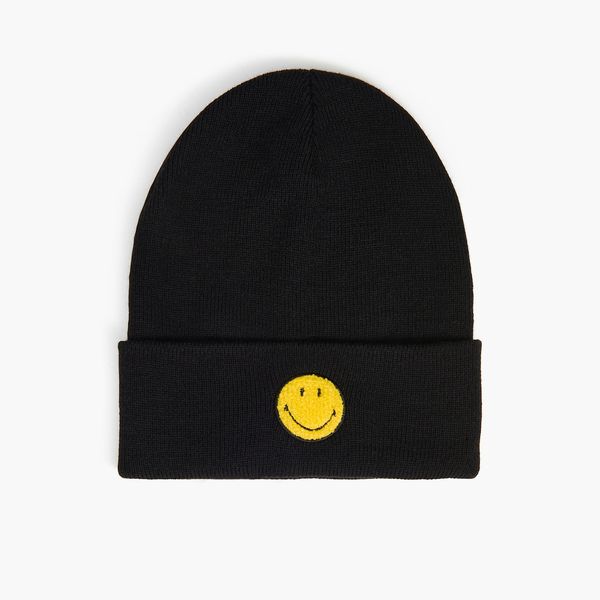 Cropp Cropp - Шапка Smiley - черeн