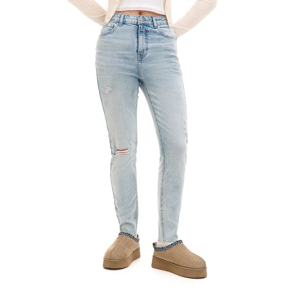 Cropp Cropp - Skinny дънки - бледосиньо