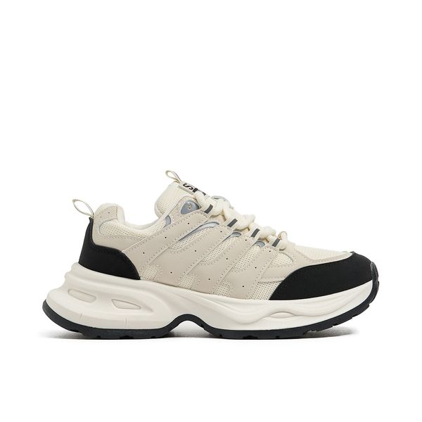 Cropp Cropp - Сникърси със светлоотразителни елементи - бежово