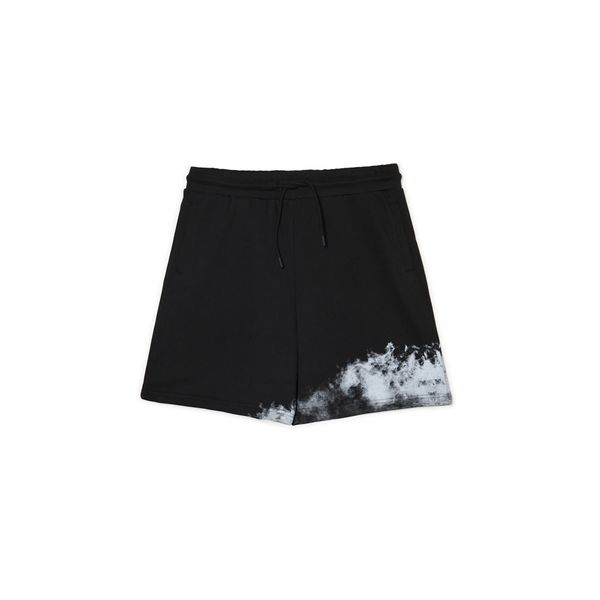 Cropp Cropp - Спортни къси панталони - черeн