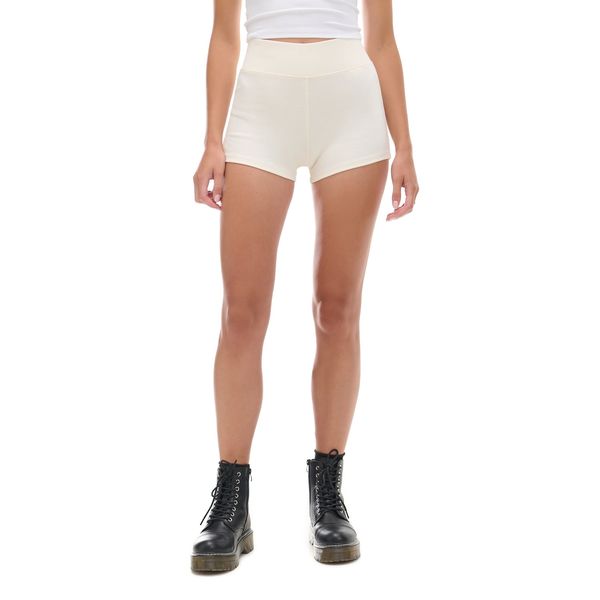 Cropp Cropp - Спортни къси панталони - кремаво