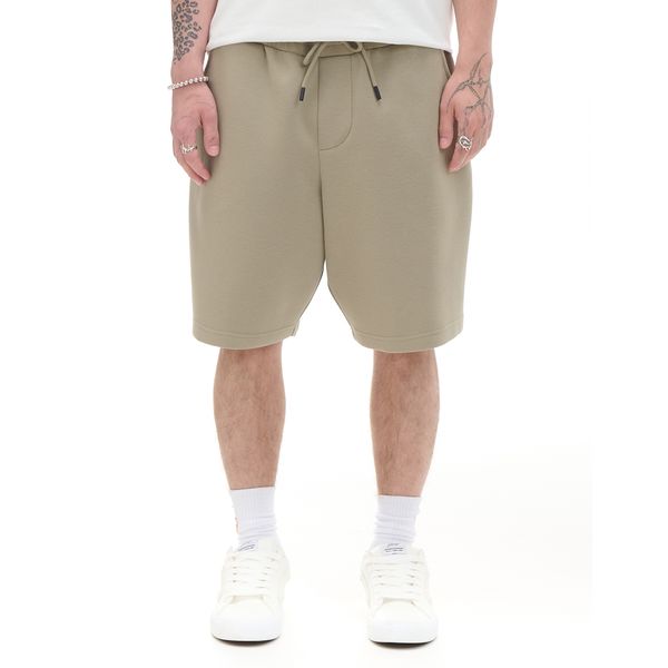 Cropp Cropp - Спортни къси панталони - светломаслинено