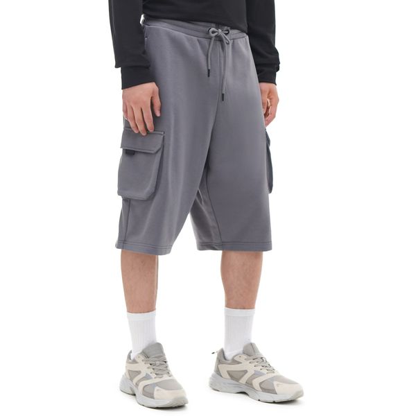 Cropp Cropp - Спортни къси панталони - тъмносиво