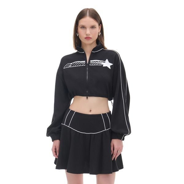 Cropp Cropp - Суитшър с цип - черeн