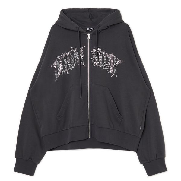 Cropp Cropp - Суитшър с качулка - антрацит