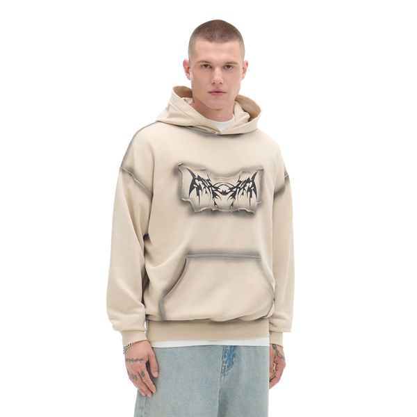 Cropp Cropp - Суитшър с качулка - бежово