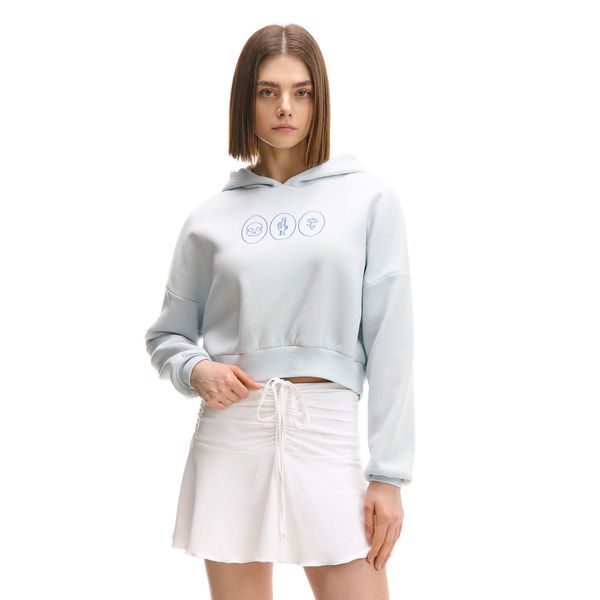 Cropp Cropp - Суитшър с качулка - бледосиньо