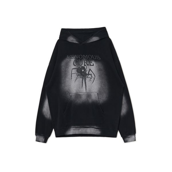 Cropp Cropp - Суитшър с качулка и избелен ефект - пепелнокафяво