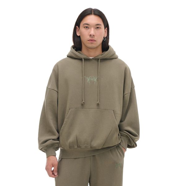 Cropp Cropp - Суитшър с качулка - пепелнозелено