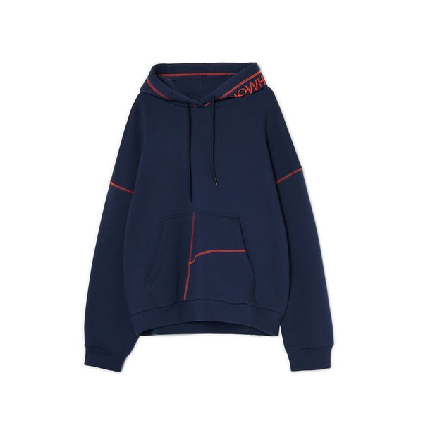 Cropp Cropp - Суитшър с качулка - тъмносин