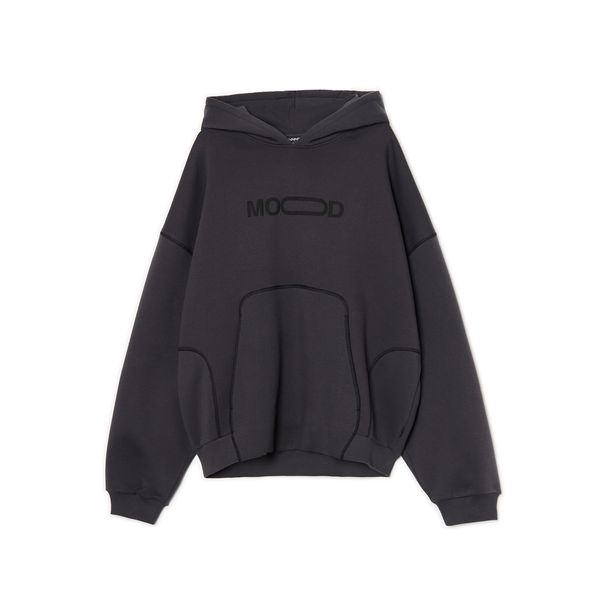 Cropp Cropp - Суитшър с качулка - тъмносиво