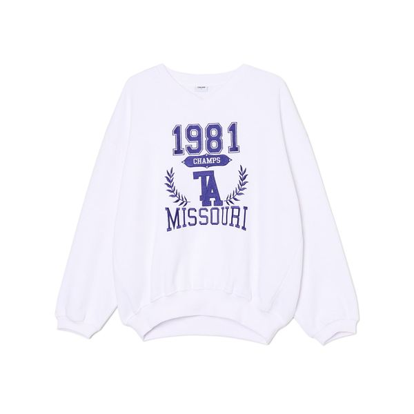 Cropp Cropp - Суитшър с принт - бял