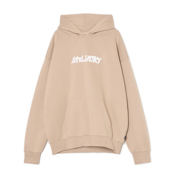 Cropp Cropp - Суитшърт с качулка и принт - бежово