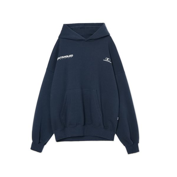 Cropp Cropp - Суитшърт с качулка и принт - тъмносиво