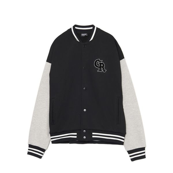 Cropp Cropp - Суитшърт с нашивка - черeн