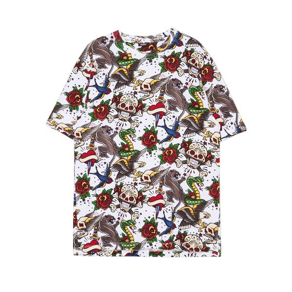 Cropp Cropp - Тениска с цялостен принт - бял