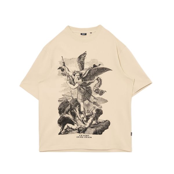 Cropp Cropp - Тениска с принт - бежово