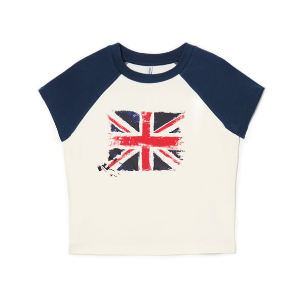 Cropp Cropp - Тениска с принт - бял