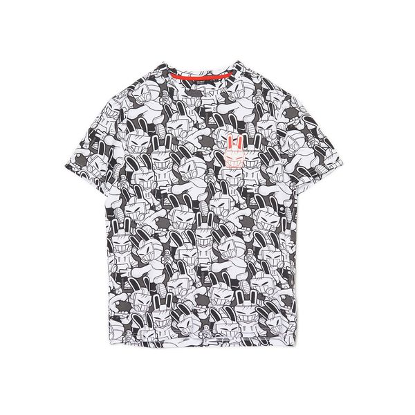 Cropp Cropp - Тениска с принт - черeн