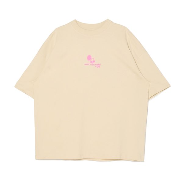 Cropp Cropp - Тениска с принт - телесен цвят