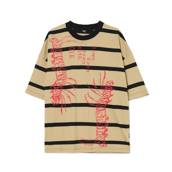 Cropp Cropp - Тениска с шарки - кафеникаво зелено