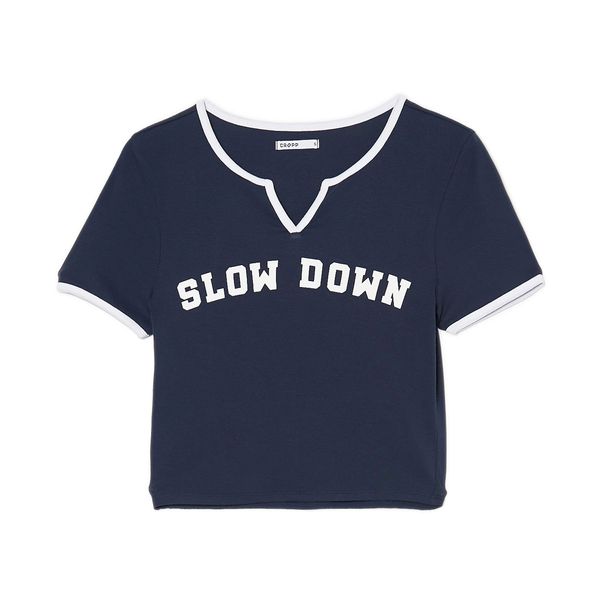 Cropp Cropp - тениска - тъмносин